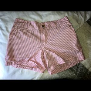 Vineyard Vines Pink Seersucker Shorts